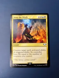 1x DENY THE WITCH - Warhammer 40k - MTG - Magic the Gathering - Image 1
