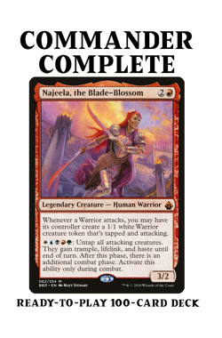 Najeela, Blade Blossom WARRIORS FIVE-COLOR Magic MTG Custom Commander Deck - Image 1