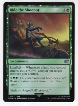 MTG Final Fantasy Foil Uncommon #0197 Ride The Shoopuf - Image 1