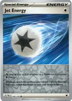 💥Pokemon - Jet Energy - Reverse Holo - 190/193 - Paldea Evolved - (NM) 💥 - Image 1