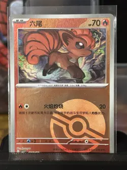 Pokemon TCG | Vulpix - 802/09 Pokeball Holo - Gem Pack Vol 1 Near mint (NM) - Image 1