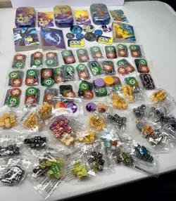 HUGE Pokemon TCG Accessories Lot Coins Dividers Dice Markers Tins Portfolio ++ - Image 1