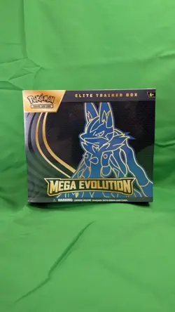 Pokemon TCG Mega Evolution Elite Trainer Box Lucario NEW Factory Sealed In Hand - Image 1