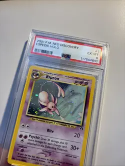 2001 POKEMON NEO DISCOVERY #1 ESPEON-HOLO PSA 6 - Image 3