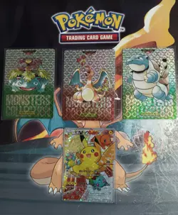 Charizard File No. 006 Cardass Vending Big 3 Custom Holo Pokemon Set - Image 1