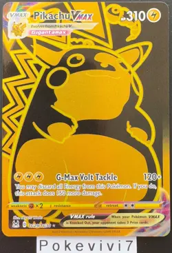 Carte Pokemon PIKACHU TG29/TG30 Vmax GOLD EB11 ENGLISH NEUF - Image 1