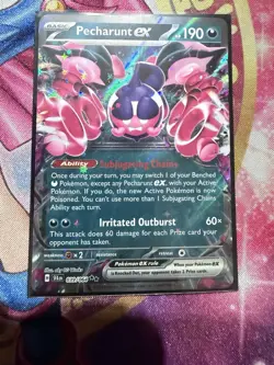 Pecharunt Ex 39/64 Double Rare Holo NM | Pokemon Shrouded Fable 2024 - Image 1