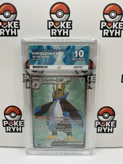 Empoleon EX Secret Rare Phantasmal Flames Pokemon 114/094 ACE 10 GEM MINT - Image 1
