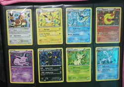 Pokemon TCG Eeveelutions Black & White Eevee Promo Set BW87-94 - Image 2