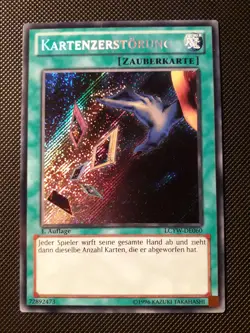 Yu-Gi-Oh! Kartenzerstorung, LCYW-DE060, SCR, 1. Auflage, Deutsch, Near Mint - Image 1