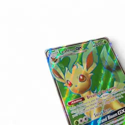 Leafeon GX 139/156 Sun & Moon Ultra Prism Pokemon TCG Card - Image 2