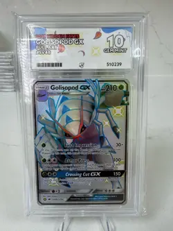 Pokemon Card Golisopod GX SV48/SV94 Hidden Fates Holo PSA 10 Graded - Image 1