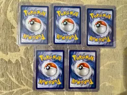 Pokemon TCG 5x card Full Art Rare (AR) Trainer Bundle Holo Prismatic (all nm) - Image 2