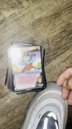 several organized stacks of collectible trading cards from Dragon Ball Z Ccg. - Image 2