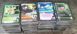 several organized stacks of collectible trading cards from Dragon Ball Z Ccg. - Image 4