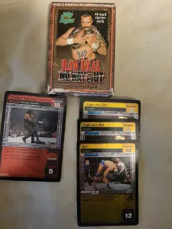 WWE Raw Deal CCG : Jake the Snake card lot - Image 1
