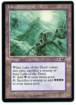 LAKE OF THE DEAD [ALL- ALLIANCES] - MTG VINTAGE RESERVE LIST CARD [EXCELLENT] - Image 1
