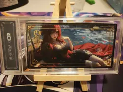 Erza Scarlet Cr Fairy Tail XP Files 3 Waifu Card Holo - Image 1