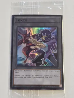 The Shark & Number 32: Shark Drake TKN5-EN020 Yugioh Token Promo Card SEALED - Image 1