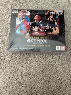 One Piece Card Game OP-09 Emperors in the New World Booster Box English SEALED - Image 1