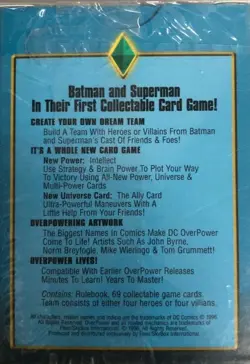 DC Over Power Card Game - Batman Superman Starter Deck Top-quality - Image 2