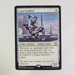 NM Esper Sentinel English MTG Modern Horizons 2 MH2 Commander Staple Draw White - Image 1