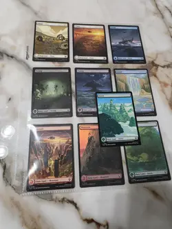 Full set of 10 Non-Foil Full Art Lands - MTG Avatar: The Last Airbender TLA - Image 1