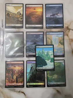 Full set of 10 Non-Foil Full Art Lands - MTG Avatar: The Last Airbender TLA - Image 2