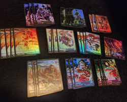 Command Zone Game Knights series 1 foil tokens set of 40 w/ box - Image 1