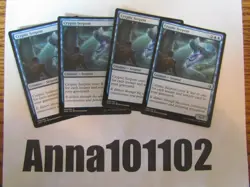 AMK UNC, Cryptic Serpent x4 4x MTG Blue Serpent Creature - Image 1