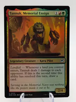 Magic the Gathering | Tannuk, Memorial Ensign FOIL | NM - Image 1