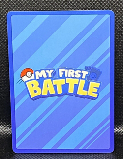 Pikachu Blue Border Pokeball Exclusive My First Battle Promo Pokemon Card NM - Image 2