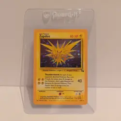 Zapdos - 15/62 Fossil Holo Rare - LP - Pokemon TCG WOTC Vintage Card 1999 - Image 2