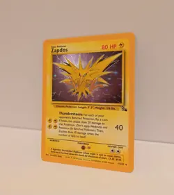 Zapdos - 15/62 Fossil Holo Rare - LP - Pokemon TCG WOTC Vintage Card 1999 - Image 3