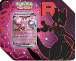 Pokemon TCG: Team Rocket Tin (1 Tin Mewtwo) - Image 1