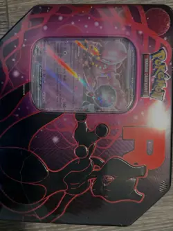 Pokemon TCG: Team Rocket Tin (1 Tin Mewtwo) - Image 3
