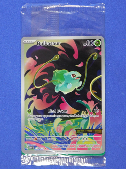 8X BULBASAUR 133/132 POKEMON MEGA EVOLUTION ILLUSTRATION SEALED STAMPED PROMO - Image 2