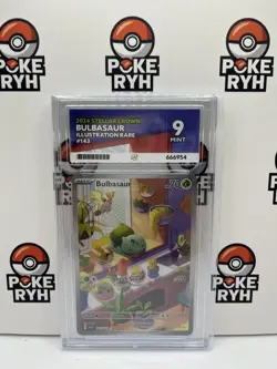 Pokemon Bulbasaur 143/142 Stellar Crown Illustration Rare ACE 9 MINT - Image 1