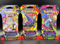 Pokemon Mega Evolution Phantasmal Flames Booster Packs Lot Of 3 New - Image 1
