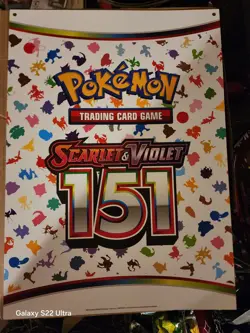 Pokemon Scarlet & Violet 151 Promotional 3D Lenticular Sign Poster 17 x 24 - Image 1