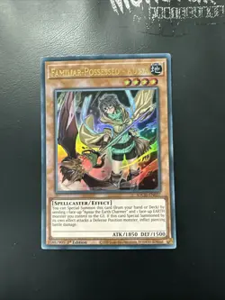 YUGIOH FAMILIAR POSSESSED AUSSA ULTRA RARE SDCH-EN037 1ST EDITION - Image 1