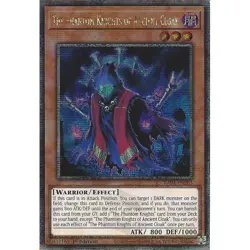 Yugioh The Phantom Knights of Ancient Cloak RA04-EN263 Quarter Century Rare - Image 1