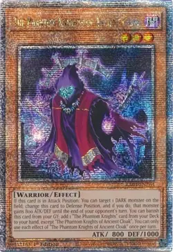 The Phantom Knights of Ancient Cloak Yu-Gi-Oh! RA04-EN263 Quarter Century Secret - Image 1
