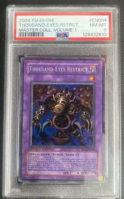 YUGIOH PSA 8 Thousand Eyes Restrict MC1-EN004 - Image 1