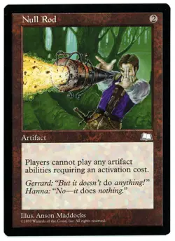 NULL ROD [WTH - WEATHERLIGHT] - MTG VINTAGE RESERVE LIST CARD [NEAR MINT] - Image 1
