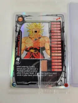 Broly Lv2 Hi-Tech Foil Promo #F1 Limited Dragon Ball Z/GT (Score) DBZ Card - Image 2