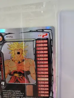 Broly Lv2 Hi-Tech Foil Promo #F1 Limited Dragon Ball Z/GT (Score) DBZ Card - Image 4