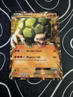 Golem EX 46/83 Half Art Holo Generations Pokemon Card - 2016 NM - Image 1
