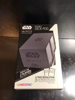Star Wars Unlimited Trading Card Game Double Deck Pod - Black - Image 1