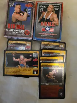 WWE Raw Deal CCG : Rob Van Dam card lot - Image 1